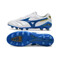 Chuteira Campo Mizuno Morelia DNA FG Branca e Azul - imagem 4