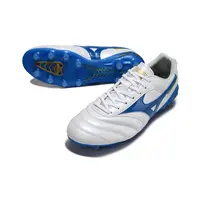 Chuteira Campo Mizuno Morelia DNA FG Branca e Azul - imagem 6