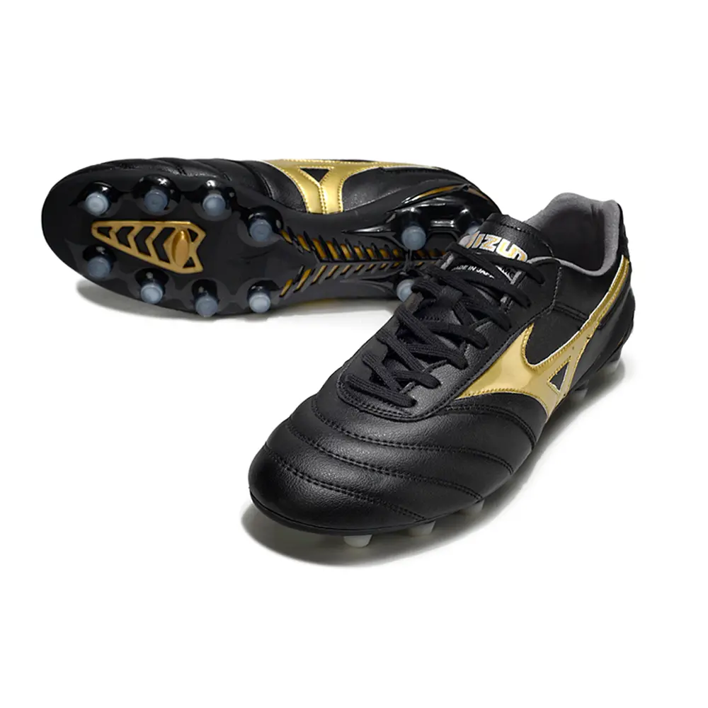 Chuteira Campo Mizuno Morelia DNA FG Branca e Azul "Mugen Pack"
