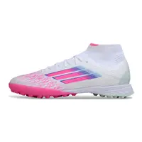 Chuteira Society Adidas F50 Cano Médio TF Branco - imagem 1