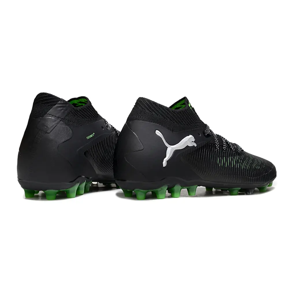 Chuteira Society Puma Future 8 MG Preto e Verde