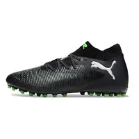 Chuteira Society Puma Future 8 MG Preto e Verde - imagem 1