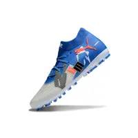 Chuteira Society Puma Future 8 MG Azul e Cinza - imagem 6