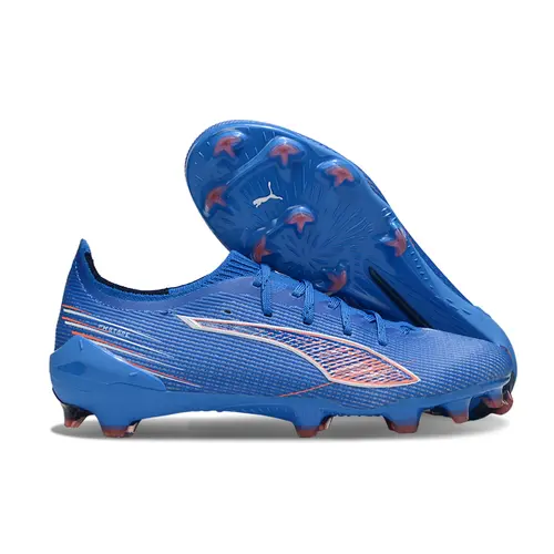 Chuteira Campo Puma Ultra 6 Ultimate FG Azul "Untamed Pack"