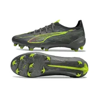 Chuteira Campo Puma Ultra 5 Ultimate FG Cinza e Verde "Audacity Pack" - imagem 6