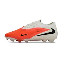 Chuteira Campo Nike Phantom GX 3 Elite FG Branco e Laranja  - imagem 1