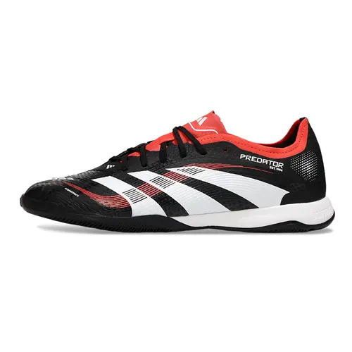 Chuteira Futsal Adidas Predator 24 Elite IC Preta, Vermelha e Branca "Predator Moments"