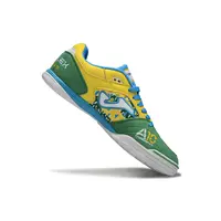 Chuteira Futsal Joma Top Flex Rebound IC Amarela, Verde e Azul "A10" - imagem 5