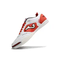 Chuteira Futsal Joma Top Flex Rebound IC Branca, Vermelha e Preto  - imagem 5