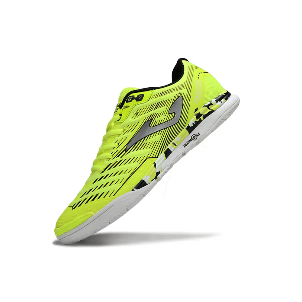 Chuteira Futsal Joma Regate Rebound IC Azul, Verde e Branca 