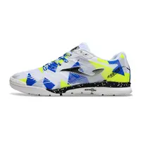 Chuteira Futsal Joma Regate Rebound IC Branca, Azul e Verde  - imagem 1