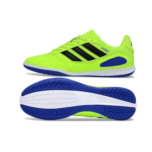 Chuteira Futsal Adidas Top Sala IC Verde, Azul e Preto