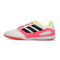 Chuteira Futsal Adidas Top Sala IC Branco, Rosa, Azul - imagem 1