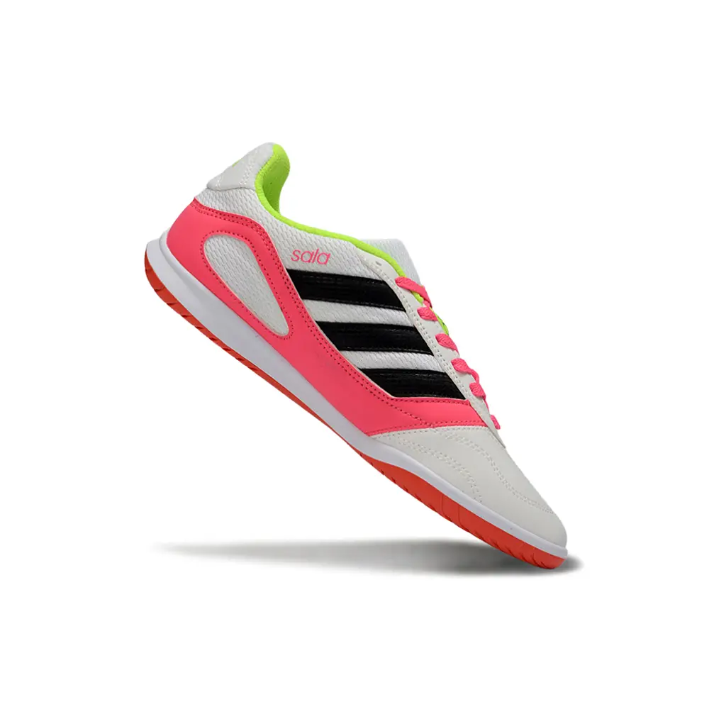 Chuteira Futsal Adidas Top Sala IC Branco, Rosa, Azul
