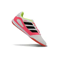 Chuteira Futsal Adidas Top Sala IC Branco, Rosa, Azul - imagem 7