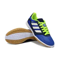 Chuteira Futsal Adidas Top Sala IC Azul, Verde e Branco  - imagem 5