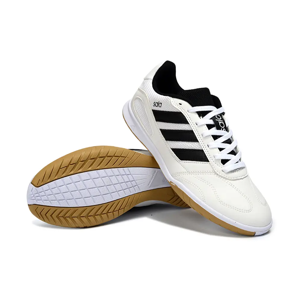 Chuteira Futsal Adidas Top Sala IC Branco e Preto