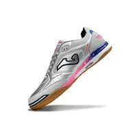 Chuteira Futsal Joma Top Flex Rebound IC Prata, Rosa e Azul  - imagem 4