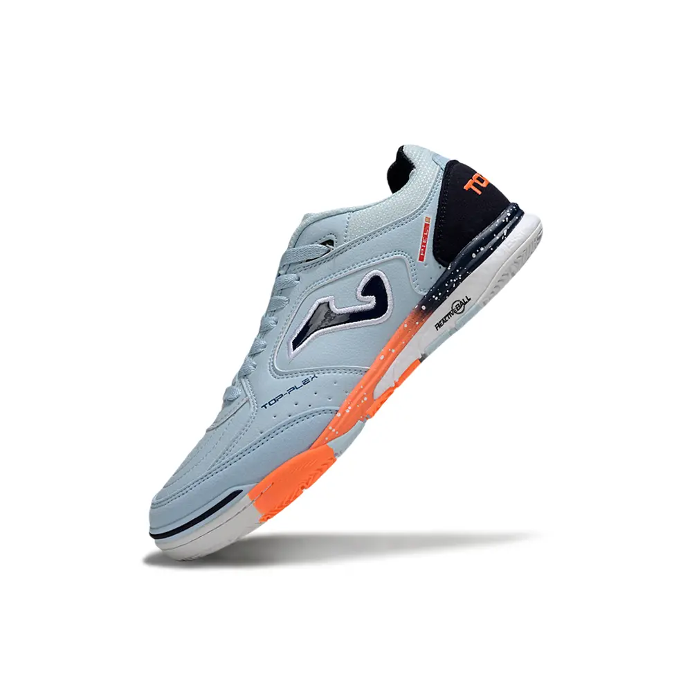 Chuteira Futsal Joma Top Flex Rebound IC Azul Claro 