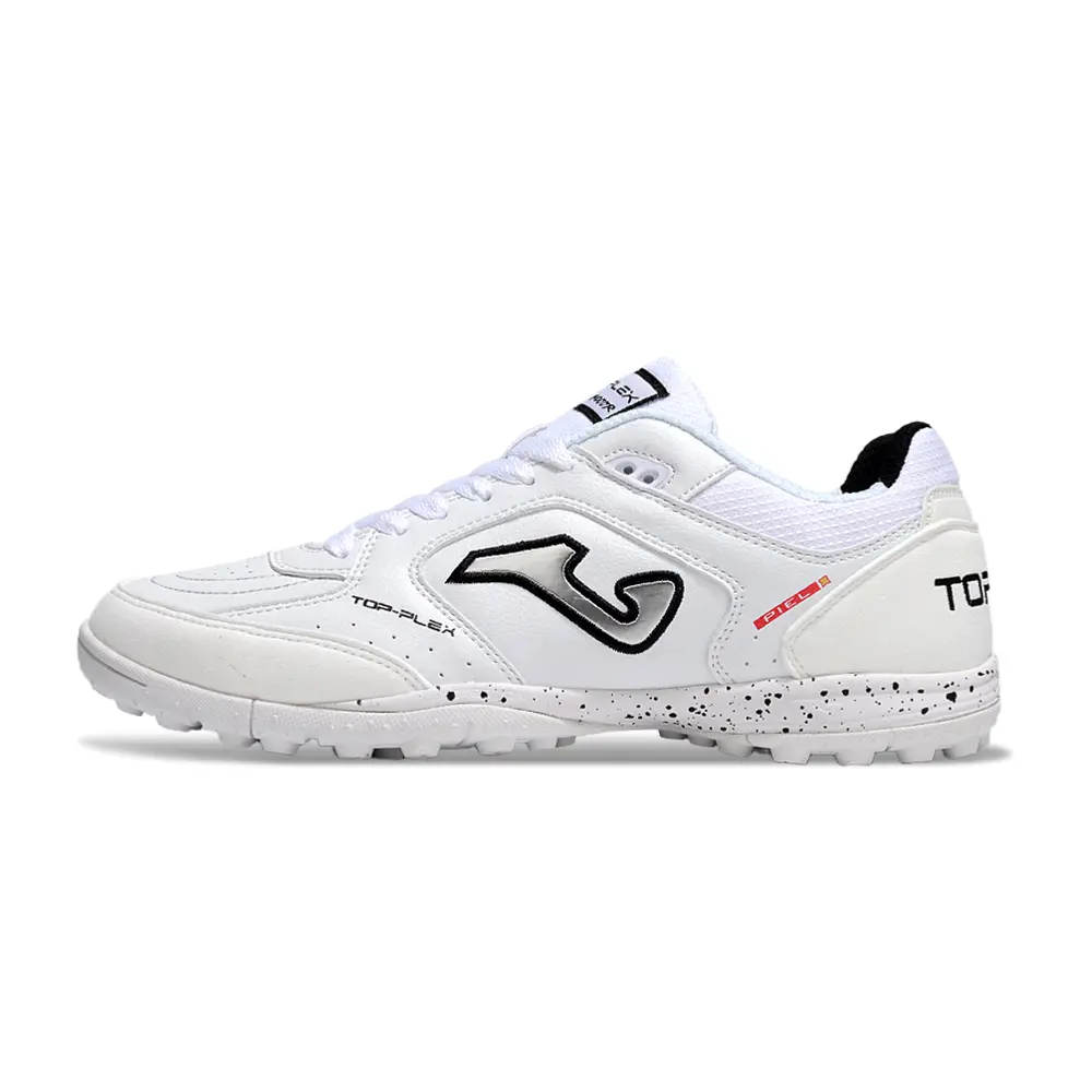 Chuteira Society Joma Top Flex Rebound TF Preta e Branca 