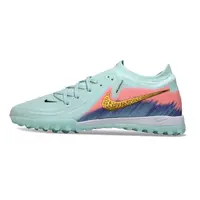 Chuteira Society Nike Phantom GX 2 Elite TF Verde, Rosa - imagem 1