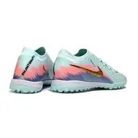 Chuteira Society Nike Phantom GX 2 Elite TF Verde, Rosa - imagem 4