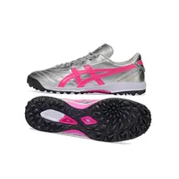 Chuteira Society Asics Japan TF Prata e Rosa - imagem 5