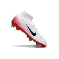 Chuteira Campo Nike Air Zoom Mercurial Superfly 10 Elite Trava Mista Branco e Vermelho - imagem 7