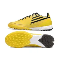 Chuteira Society Adidas F50 TF Amarela e Preto "Adizero" - imagem 5