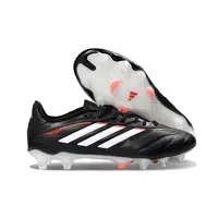 Chuteira Campo Adidas Copa Pure III Elite FG Preto, Branco e Laranja  - imagem 3