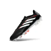Chuteira Campo Adidas Copa Pure III Elite FG Preto, Branco e Laranja  - imagem 6
