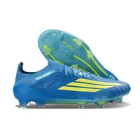 Chuteira Campo Adidas F50 FG Azul e Verde - imagem 6
