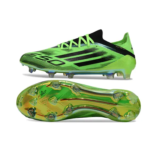 Chuteira Campo Adidas F50 FG Verde e Preta