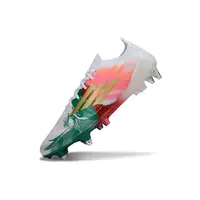 Chuteira Campo Adidas F50 Ponta de Aluminio Branco, Verde, Vermelho e Rosa - imagem 5