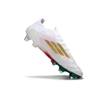 Chuteira Campo Adidas F50 Ponta de Aluminio Branco, Verde, Vermelho e Rosa - imagem 6