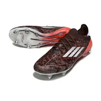 Chuteira Campo Adidas F50 Ponta de Aluminio Marrom, Branco e Vermelho - imagem 2
