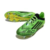 Chuteira Campo Adidas F50 Ponta de Aluminio Verde e Preto - imagem 4