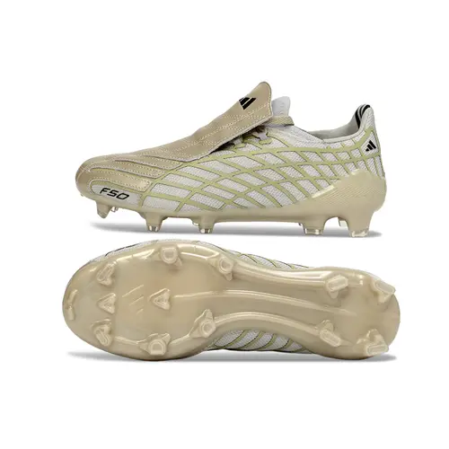 Chuteira Campo Adidas F50 Spider Remake Dourado
