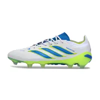 Chuteira Campo Adidas Predator 26 Elite FG Branco, Azul e Verde  - imagem 1