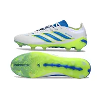 Chuteira Campo Adidas Predator 26 Elite FG Branco, Azul e Verde  - imagem 2