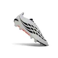 Chuteira Campo Adidas Predator 26 Elite FG Branco, Laranja e Preto  - imagem 3