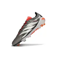 Chuteira Campo Adidas Predator 26 Elite FG Cinza, Laranja e Branco - imagem 3