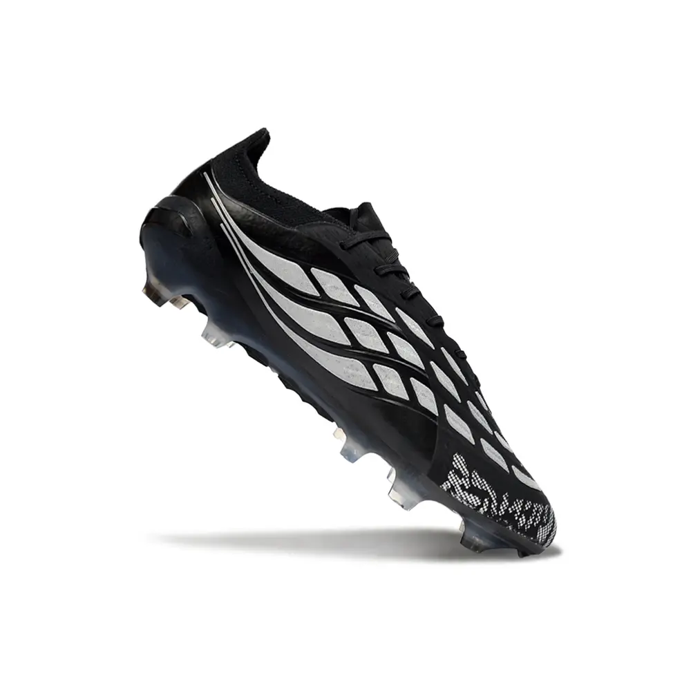 Chuteira Campo Adidas Predator 26 Elite FG Preto e Branco