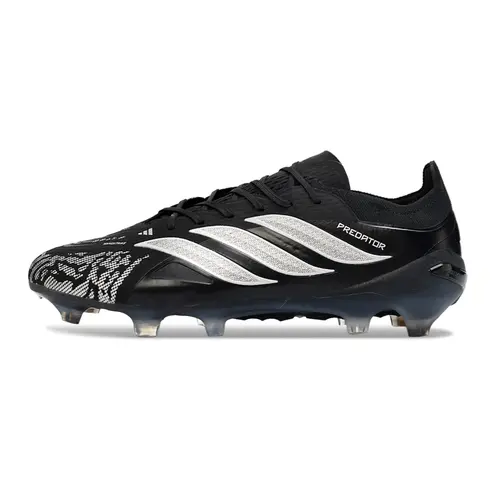 Chuteira Campo Adidas Predator 26 Elite FG Preto e Branco