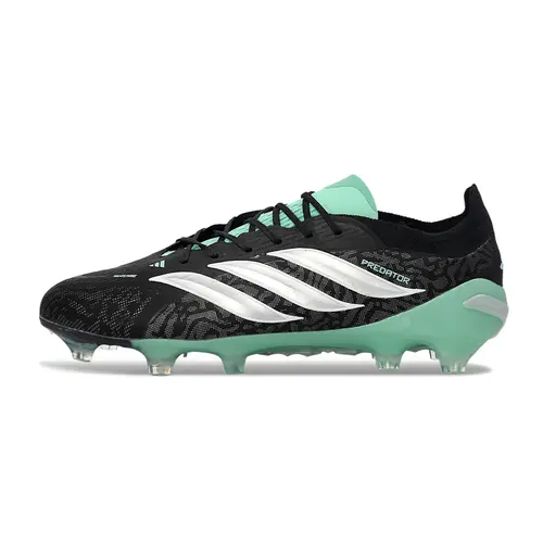 Chuteira Campo Adidas Predator 26 Elite FG Preto e Verde 
