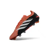 Chuteira Campo Adidas Predator 26 Elite FG Preto, Laranja e Branco  - imagem 6