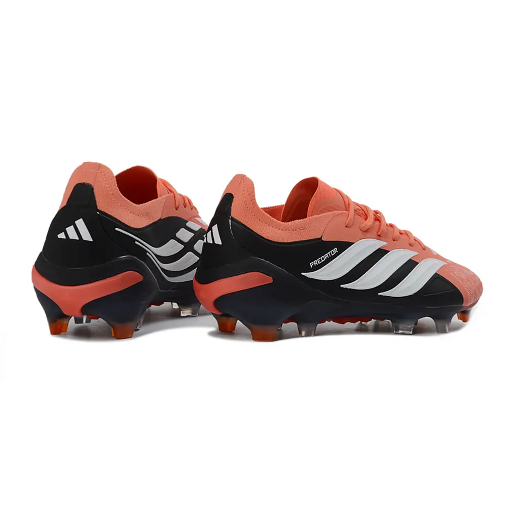 Chuteira Campo Adidas Predator 26 Elite FG Preto, Laranja e Branco 