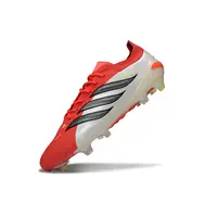 Chuteira Campo Adidas Predator 26 Elite FG Vermelho, Branco e Prata - imagem 5
