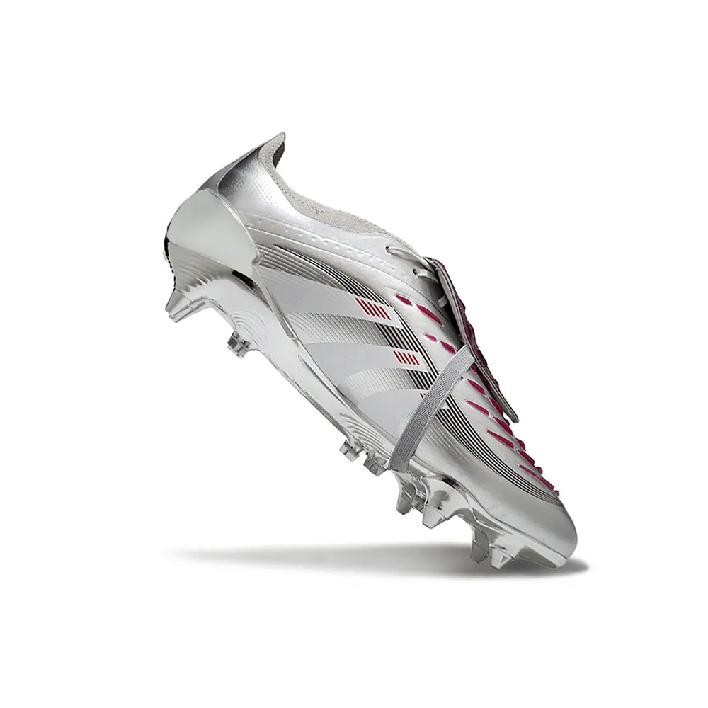 Chuteira Campo Adidas Predator Elite FT 30 Ponta de Aluminio Prata