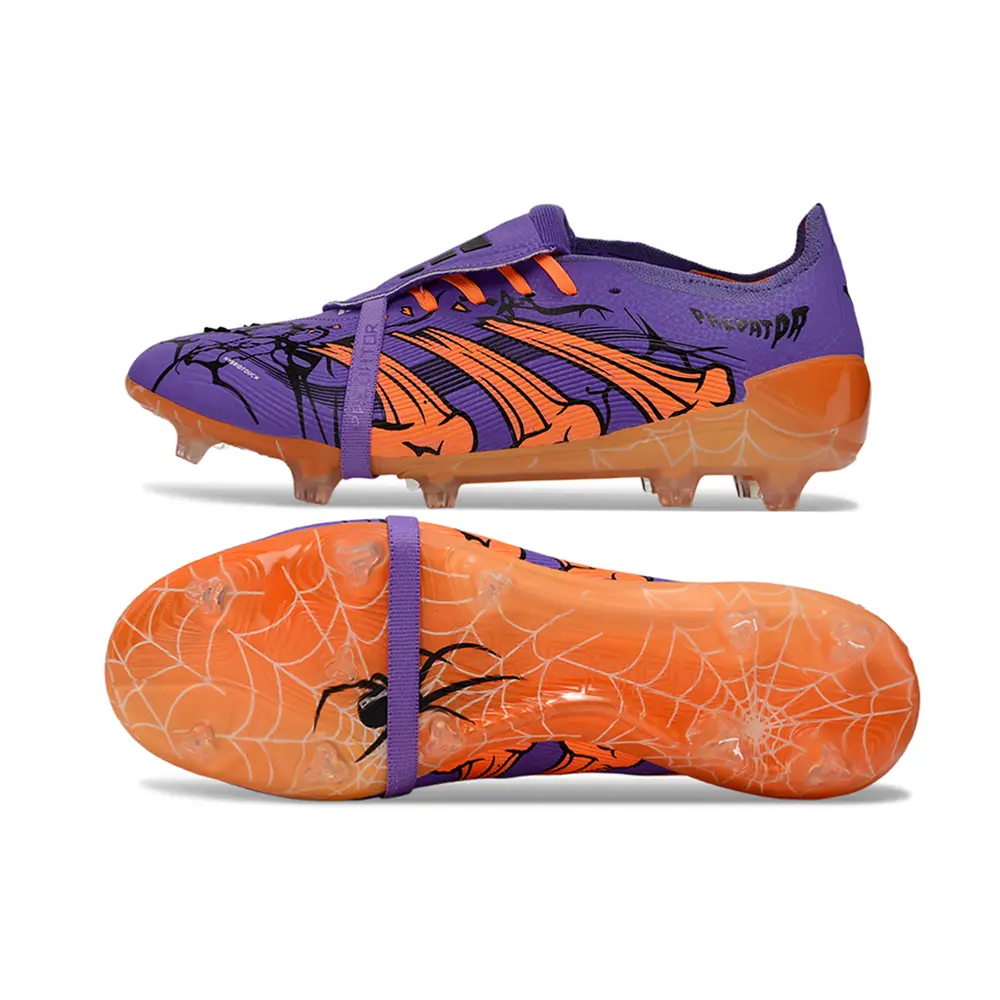 Chuteira Campo Adidas Predator FT 30 Elite FG Roxo e Laranja "Raphinha"